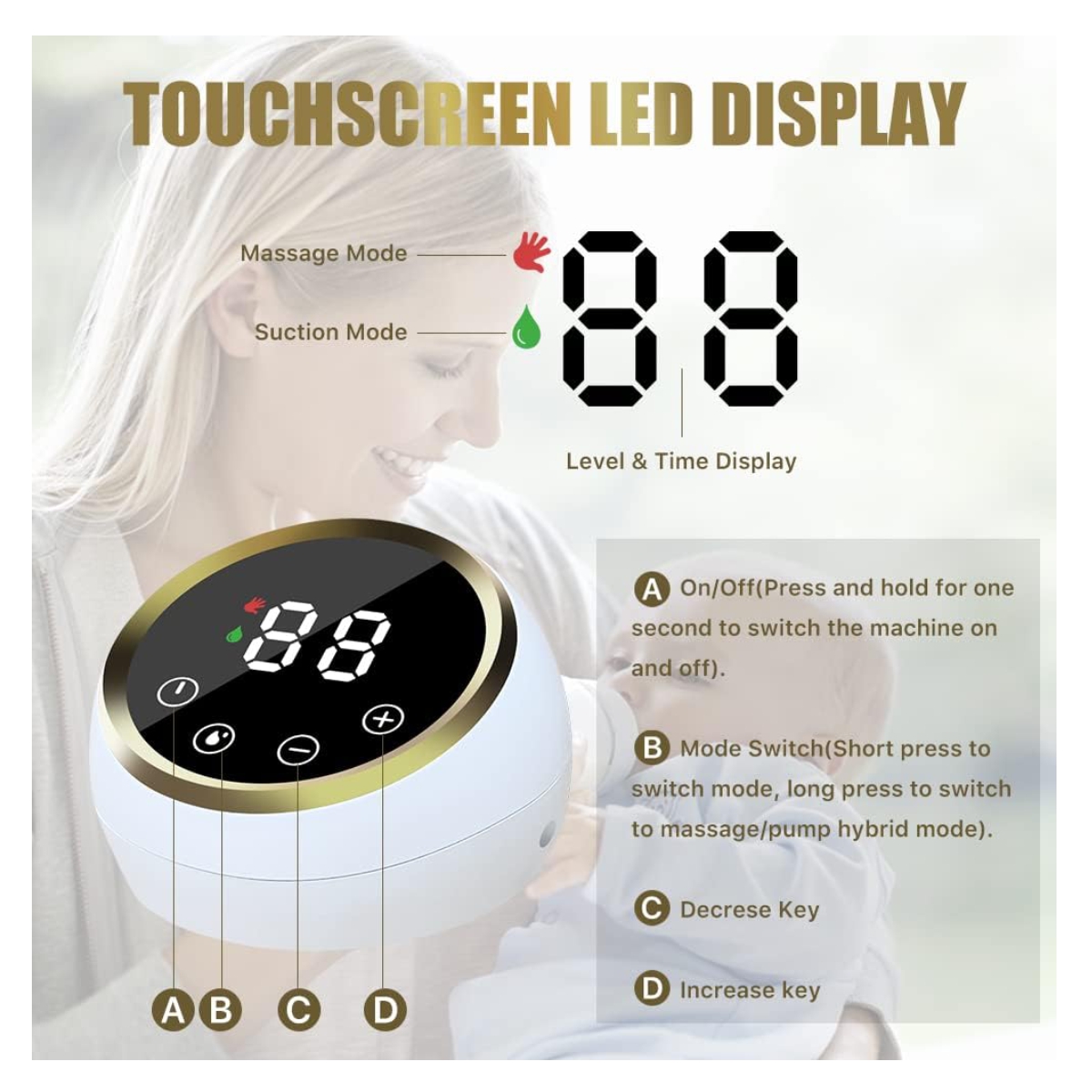 Miniatura 6 de Extractor leche materna eléctrico MY 372